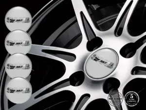 Saab Adesivo Silicone Logo Badge Cerchio Lusso